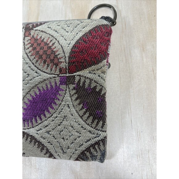 Maruca Designs Boulder CO Handmade Coin Purse Zipper Pouch Boho 5X5in - Picture 5 of 5